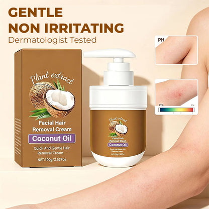 🔥Last Day 50% OFF🔥 Gentle Coconut Oil Hair Removal Cream