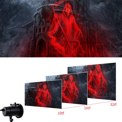 Halloween Skull Dynamic Light 10 Unique HD Projection Patterns