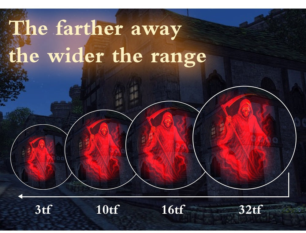 Halloween Skull Dynamic Light 10 Unique HD Projection Patterns