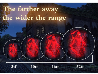 Halloween Skull Dynamic Light 10 Unique HD Projection Patterns