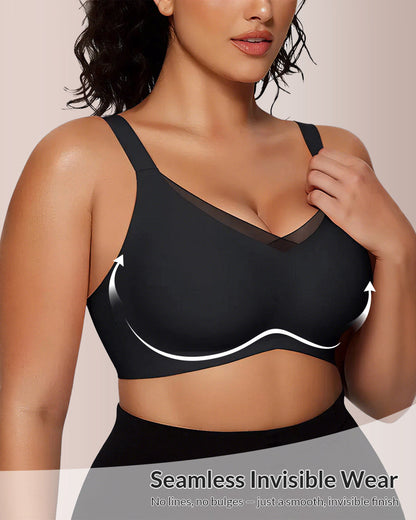 Paiduis® V-Neck Mesh Crossover Bra