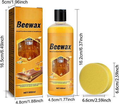 🍯Beeswax Wood Floor & Furniture Cleaner | Stain Remover, Polish & Conditioner | 100ml
