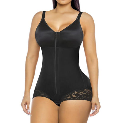 BREIF SHORT SHAPEWEAR TUMMY CONTROL BUTT LIFTER SHAPER WITH ZIPPER CROTCH