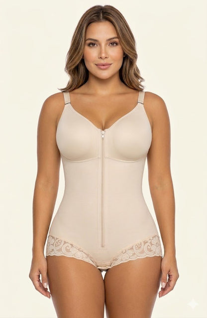 BREIF SHORT SHAPEWEAR TUMMY CONTROL BUTT LIFTER SHAPER WITH ZIPPER CROTCH