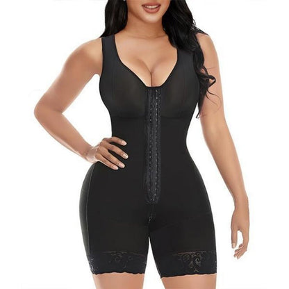 SHAPEWEAR FOR WOMEN TUMMY CONTROL POST SURGERY FULL BODY SHAPER BUTT LIFTER WITH ZIPPER CROTCH
