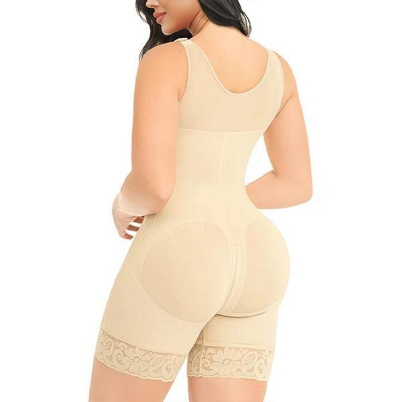 SHAPEWEAR FOR WOMEN TUMMY CONTROL POST SURGERY FULL BODY SHAPER BUTT LIFTER WITH ZIPPER CROTCH